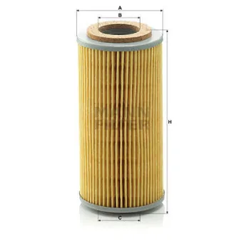 Filtre à huile MANN-FILTER H 804 t