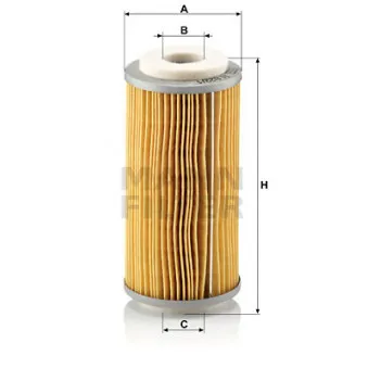 Filtre à carburant MANN-FILTER H 822/1 x