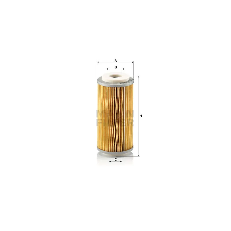 Filtre à carburant MANN-FILTER H 822/1 x