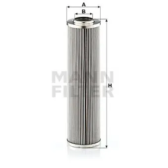 Filtre, système hydraulique de travail MANN-FILTER HD 1066