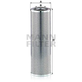 Filtre, système hydraulique de travail MANN-FILTER HD 12 113