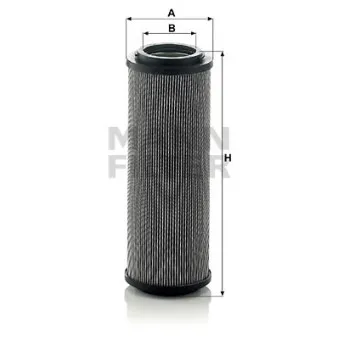 Filtre, système hydraulique de travail MANN-FILTER HD 12 127