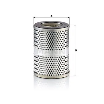 Filtre hydraulique, direction MANN-FILTER HD 13 002