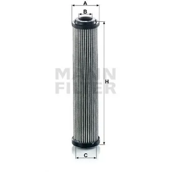 Filtre, système hydraulique de travail MANN-FILTER HD 5003