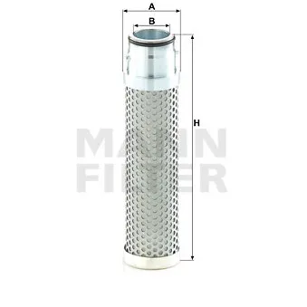 Filtre, système hydraulique de travail MANN-FILTER HD 519