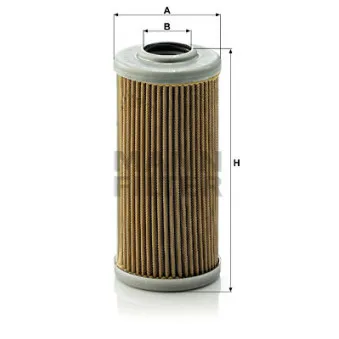 Filtre, système hydraulique de travail MANN-FILTER HD 610