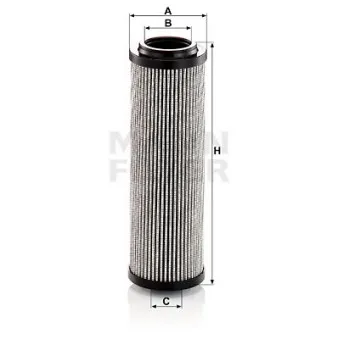 Filtre, système hydraulique de travail MANN-FILTER HD 7005
