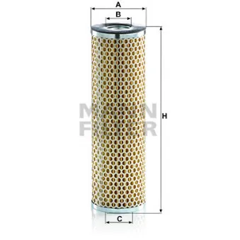 Filtre, système hydraulique de travail MANN-FILTER HD 9004