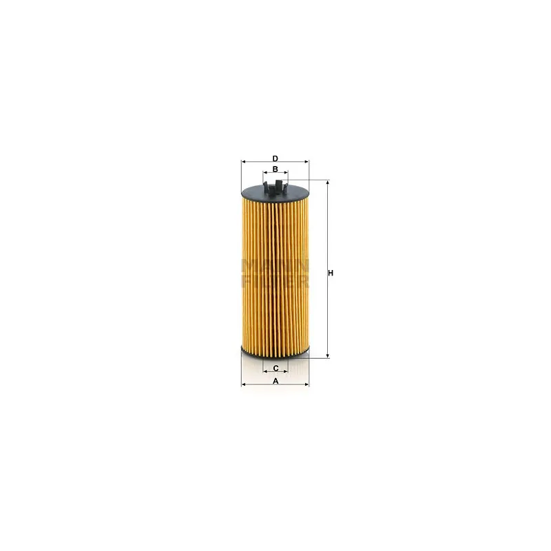 Filtre à huile MANN-FILTER HU 6008 z
