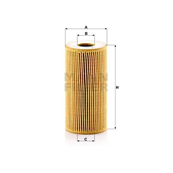 Filtre à huile MANN-FILTER HU 6011 z