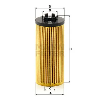 Filtre à huile MANN-FILTER HU 6012 z KIT