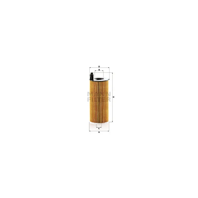 Filtre à huile MANN-FILTER HU 6014 z