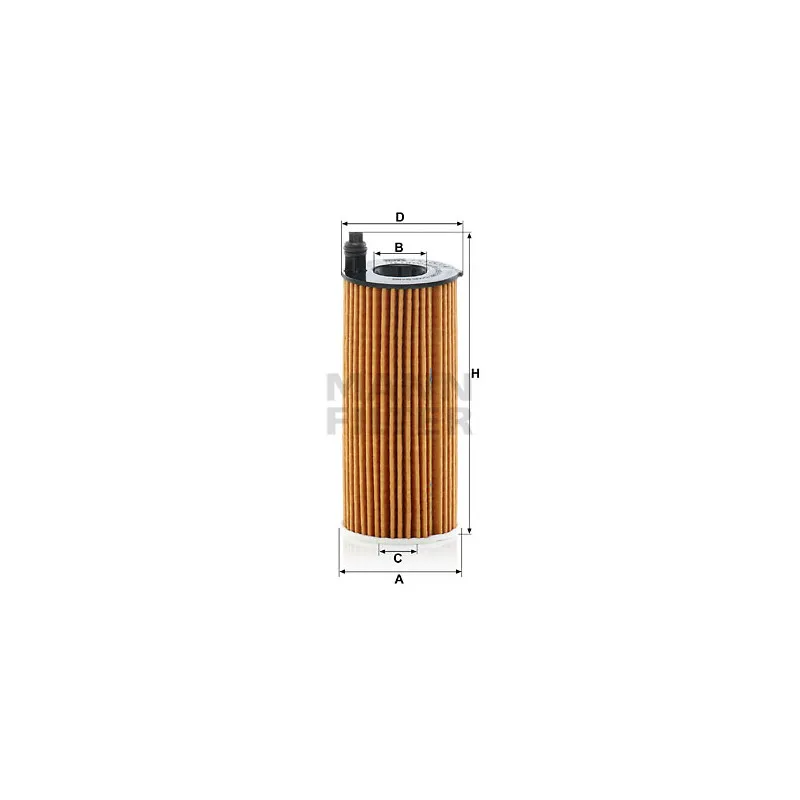 Filtre à huile MANN-FILTER HU 6014/1 z
