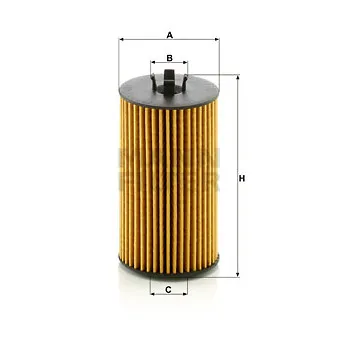Filtre à huile MANN-FILTER HU 6019 z