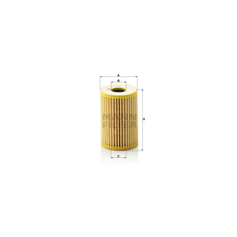 Filtre à huile MANN-FILTER HU 610 x