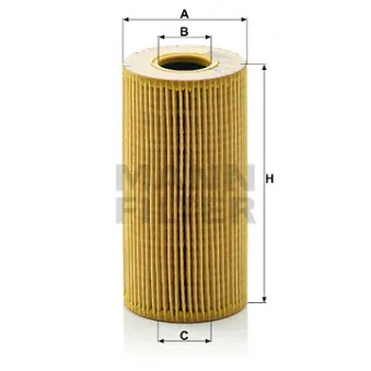 Filtre à huile MANN-FILTER HU 618 x