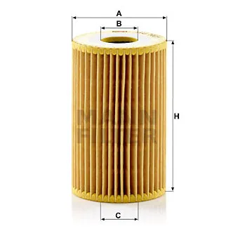 Filtre à huile MANN-FILTER HU 7001 x