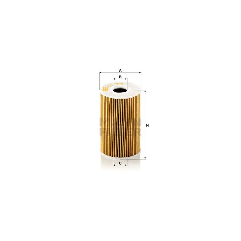 Filtre à huile MANN-FILTER HU 7008 z