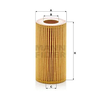 Filtre à huile MANN-FILTER HU 7012 z