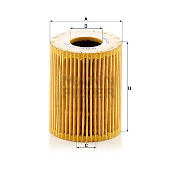 Filtre à huile MANN-FILTER HU 7017 z