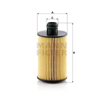 Filtre à huile MANN-FILTER HU 7018 z