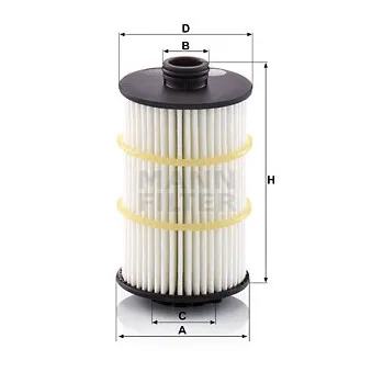 Filtre à huile MANN-FILTER HU 7024 z