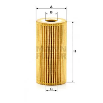 Filtre à huile MANN-FILTER HU 7027 z