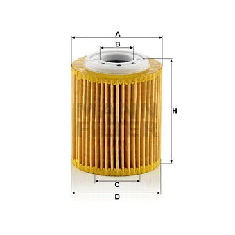 Filtre à huile MANN-FILTER HU 7032 z