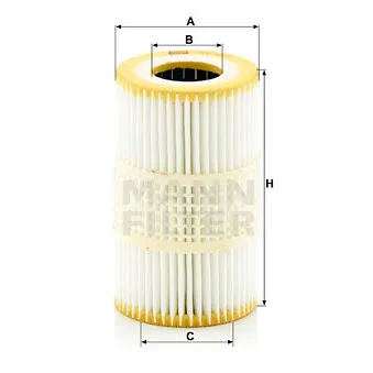 Filtre à huile MANN-FILTER HU 7035 y