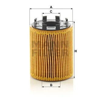 Filtre à huile MANN-FILTER HU 7041 z