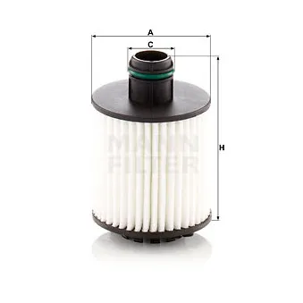 Filtre à huile MANN-FILTER HU 7042 z