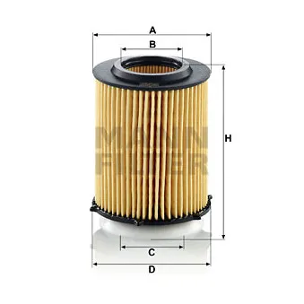 Filtre à huile MANN-FILTER HU 7044 z