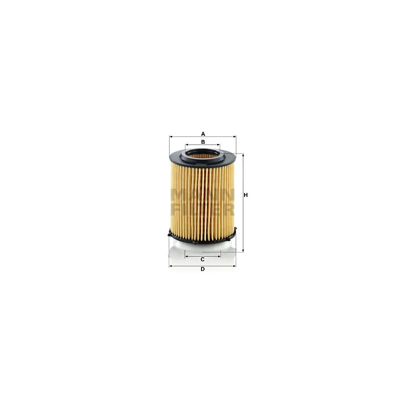 Filtre à huile MANN-FILTER HU 7044 z