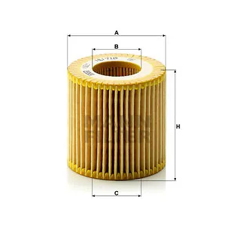 Filtre à huile MANN-FILTER HU 710 x