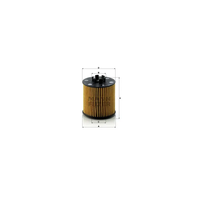 Filtre à huile MANN-FILTER HU 712/6 x