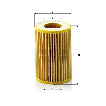 Filtre à huile MANN-FILTER HU 712/9 x