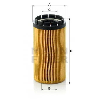 Filtre à huile MANN-FILTER HU 718 x