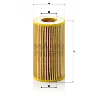 Filtre à huile MANN-FILTER HU 718/1 k
