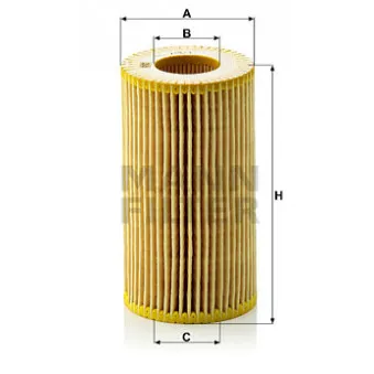 Filtre à huile MANN-FILTER HU 718/1 n