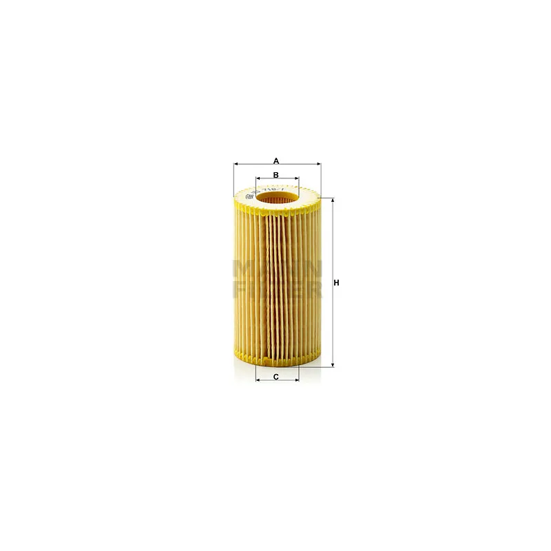 Filtre à huile MANN-FILTER HU 718/1 z