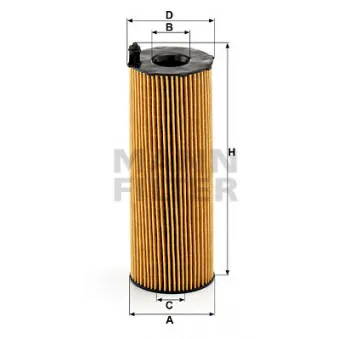 Filtre à huile MANN-FILTER HU 8001 x