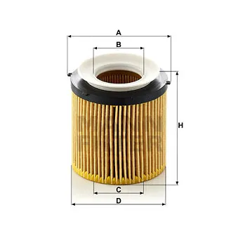 Filtre à huile MANN-FILTER HU 8002 x KIT