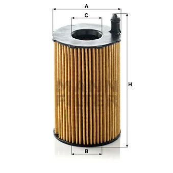 Filtre à huile MANN-FILTER HU 8005 z