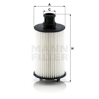 Filtre à huile MANN-FILTER HU 8008 z