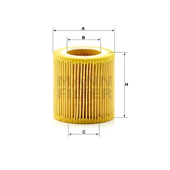 Filtre à huile MANN-FILTER HU 8011 z