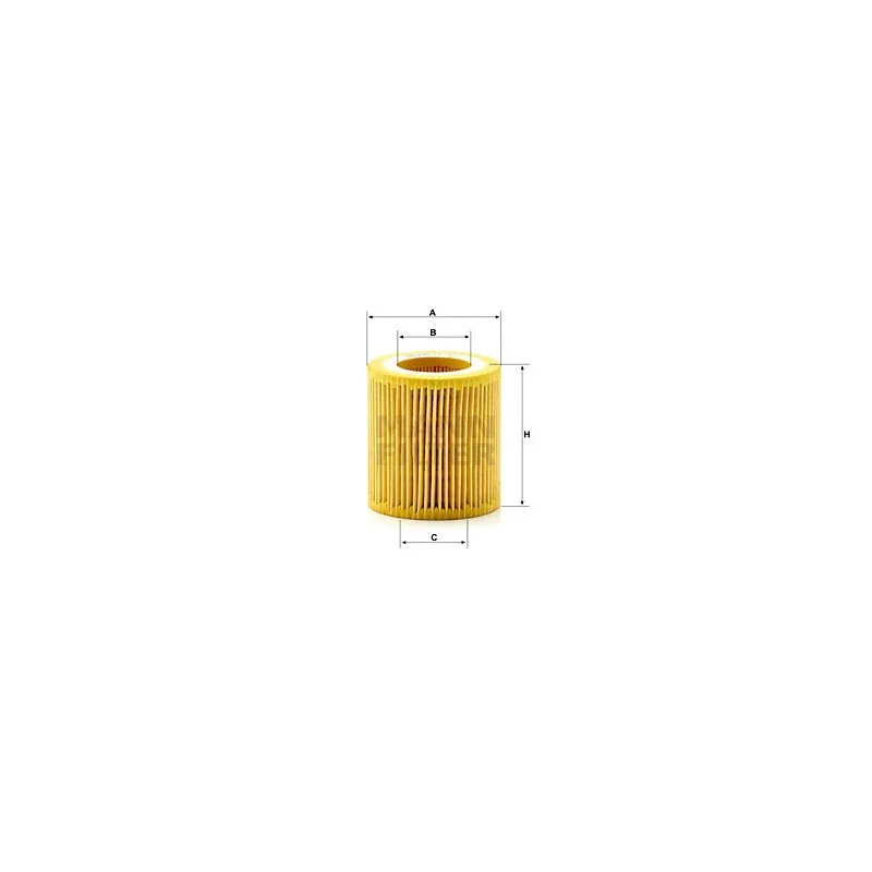 Filtre à huile MANN-FILTER HU 8011 z