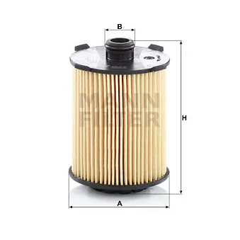 Filtre à huile MANN-FILTER HU 8014 z