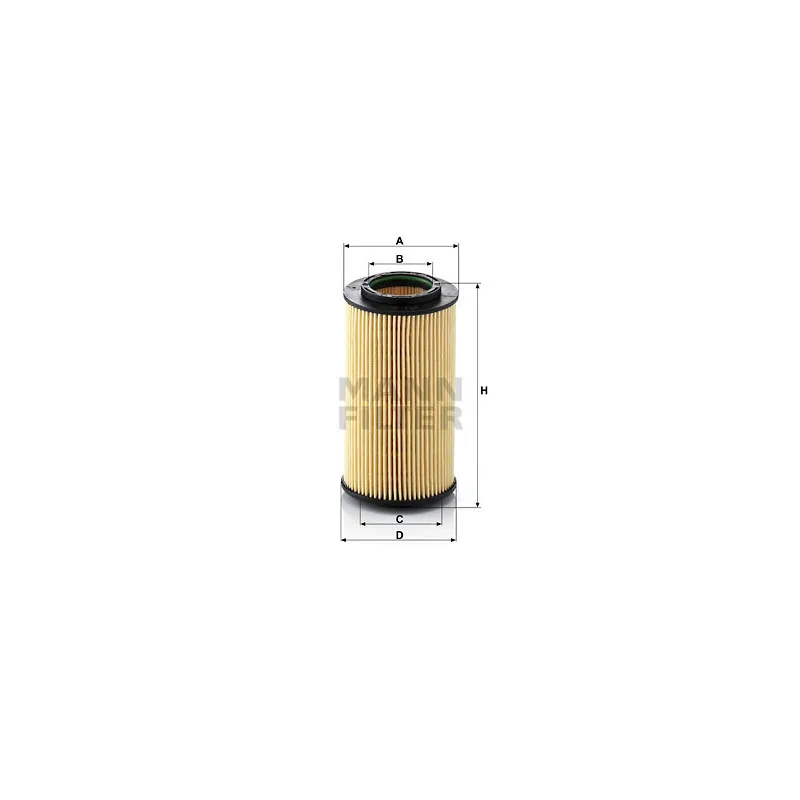 Filtre à huile MANN-FILTER HU 824 x
