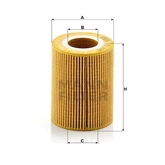 Filtre à huile MANN-FILTER HU 826 x