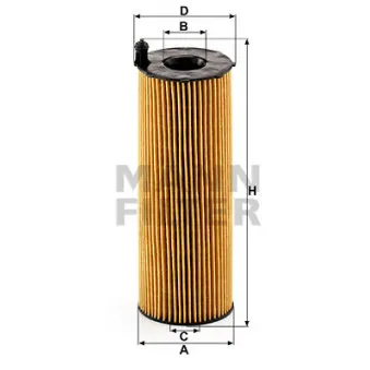 Filtre à huile MANN-FILTER HU 831 x